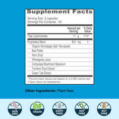 New Earth Drive highlights cordyceps and adaptogens for steady energy support.