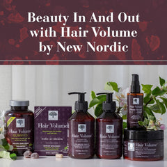 New Nordic Hair Volume menopause Scandinavia-made text and design reflect trusted European manufacturing