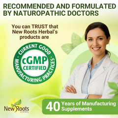 NEW ROOTS HERBAL borage oil packaging seal indicating freshness and authenticity