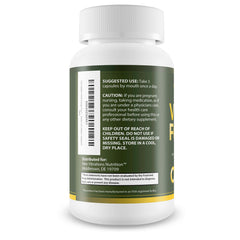 Close-up of Circulation Virile Forge Pro label highlighting vascular support ingredients.