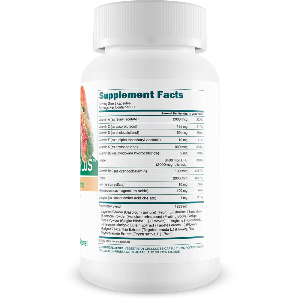 New Vibrations Nutrition Magnesium Plus capsules closeup for easy daily use.