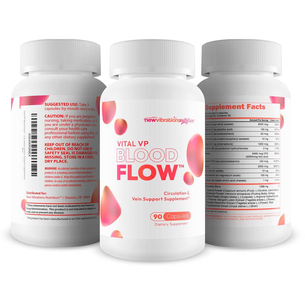 Beet Root Trick visual indicating natural blood flow support from Vital VP