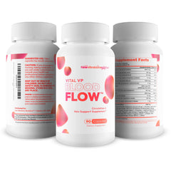 Beet Root Trick visual indicating natural blood flow support from Vital VP