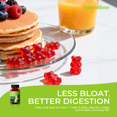 Newellme ACV Gummies daily ritual on kitchen counter for wellness
