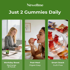 NEWELLME B12 helps convert nutrients into energy without caffeine crash.