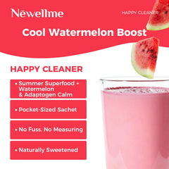 NEWELLME Happy Cleaner Powder vegan formula with no sugar supports daily wellness.