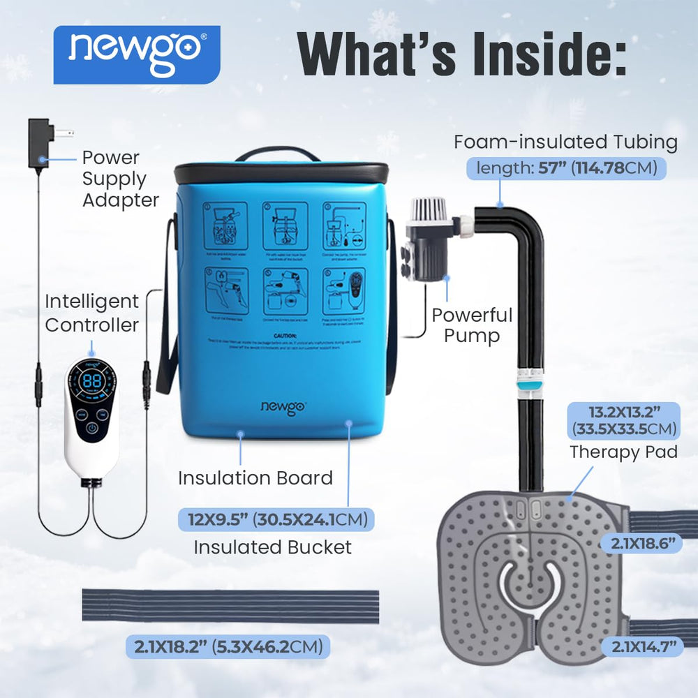 NEWGO insulated tubing reduces heat loss for consistent cooling.