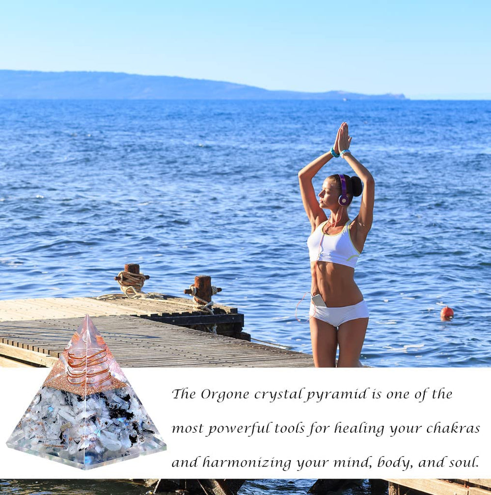 NewMainOne Rainbow Moonstone detail close-up showing polished facets and color play.