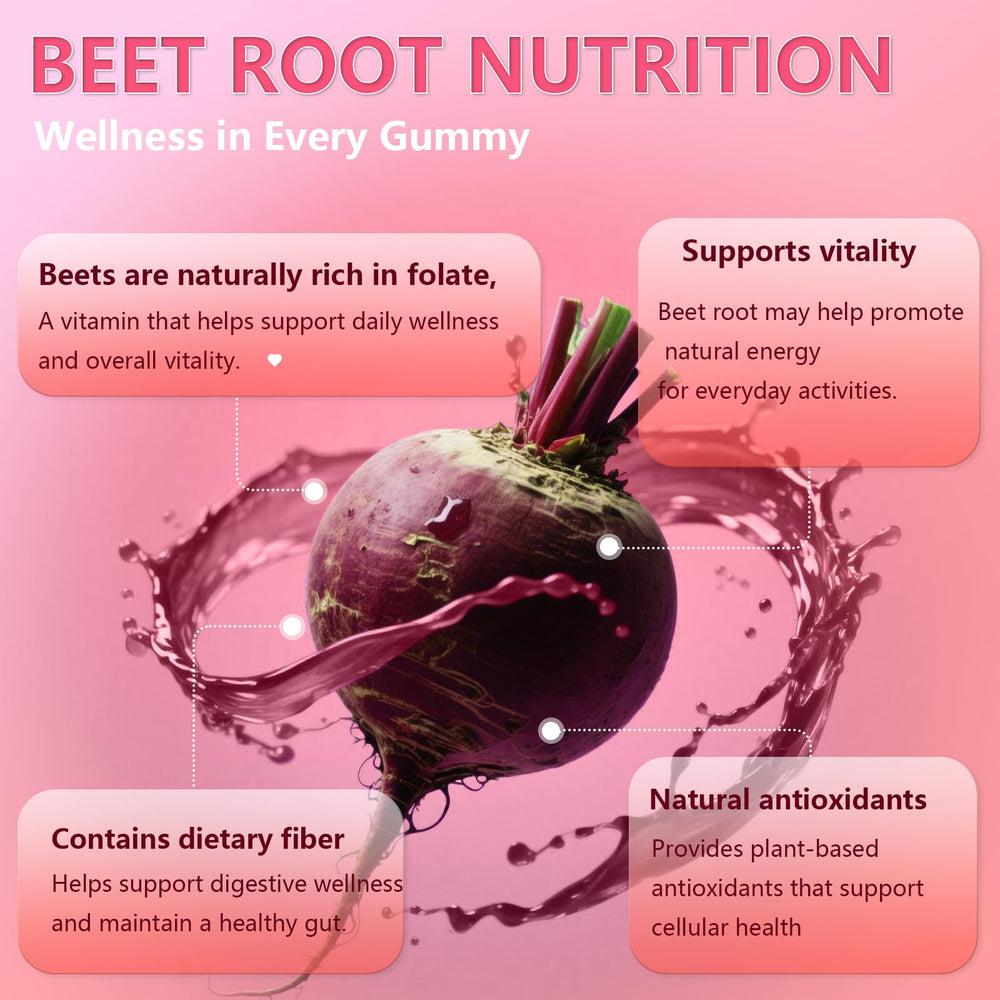 NEWOLITE Beet Root Gummies gummies on hand for convenient daily supplementation.
