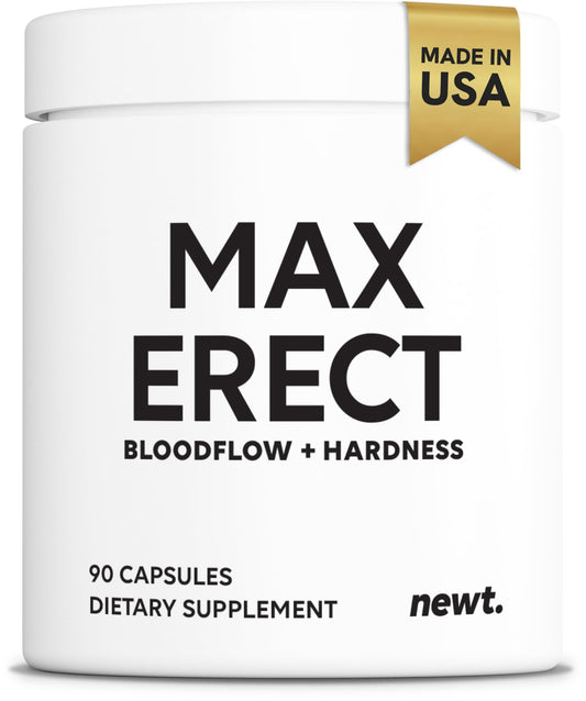 Newt Male Performance + Vitamin bottle front view highlights daily vitality.