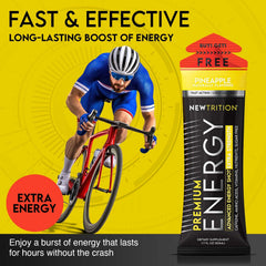 NewTrition Extra Strength packaging emphasizes portability for on-the-go energy.