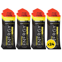 NewTrition Extra Strength Energy Shot Pineapple bottle boosts focus and sustained energy.