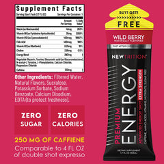 NewTrition energy shot pour action showing fast-acting energy for tasks