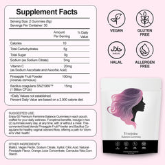 NEWUREHO 60 gummies monthly supply in a bottle for easy routine