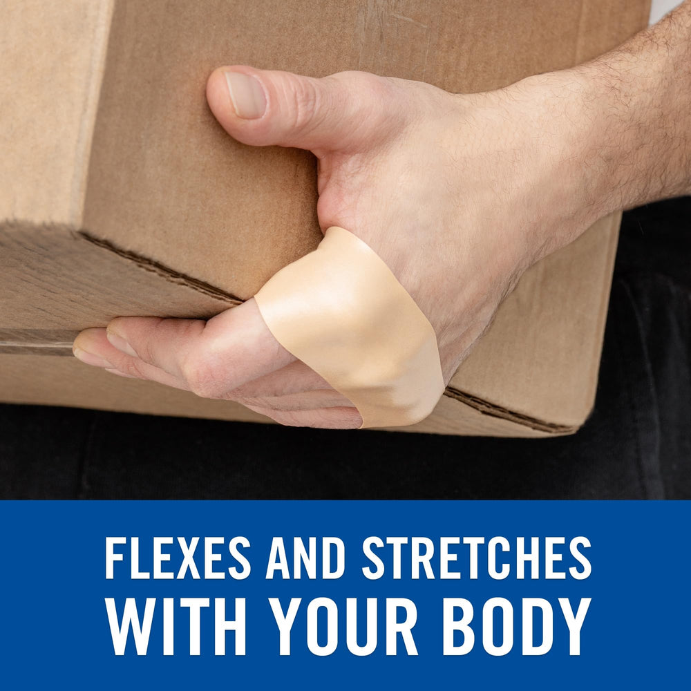 Nexcare latex-free adhesive is gentle on sensitive skin