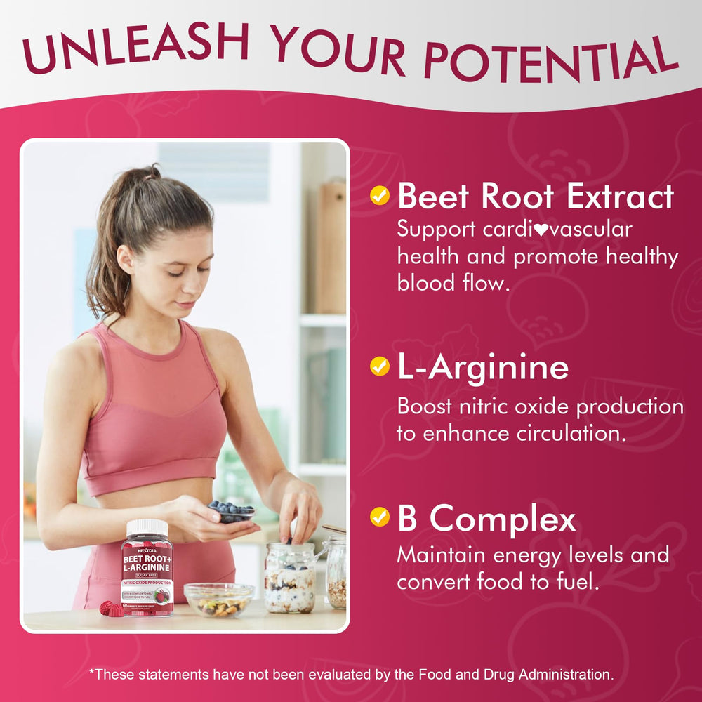 Nextdia Beet Root Gummies sugar-free formula for mindful snacking.