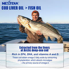 Nextdia Cod Liver Oil Gummies gluten-free option suitable for gluten-free diets.