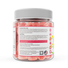 Nextdia close-up strawberry gummy inviting as a tasty routine.