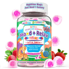 Nextdia Kids 4+ Sleep Gummies with berry flavor for a calm bedtime.