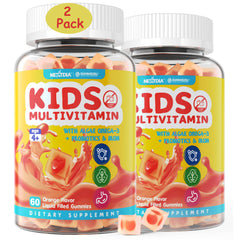 Nextdia Kids Multivitamin Gummies bottle showing a two-pack for daily wellness.