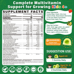 Nextdia Kids Multivitamin Gummies liquid-core close-up showing potent delivery and smoother taste.