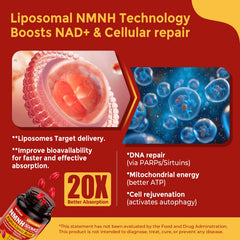 Nextdia label close-up shows NR and nicotinamide riboside details for clarity.