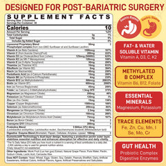 Nextdia bariatric multivitamin gummies close-up with berry flavor for easy daily use.