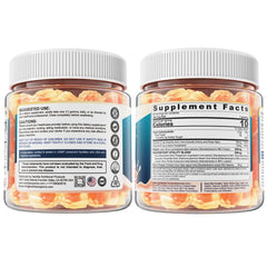 Nextdia Liposomal Fisetin Gummies bottle pouring for easy daily dose.