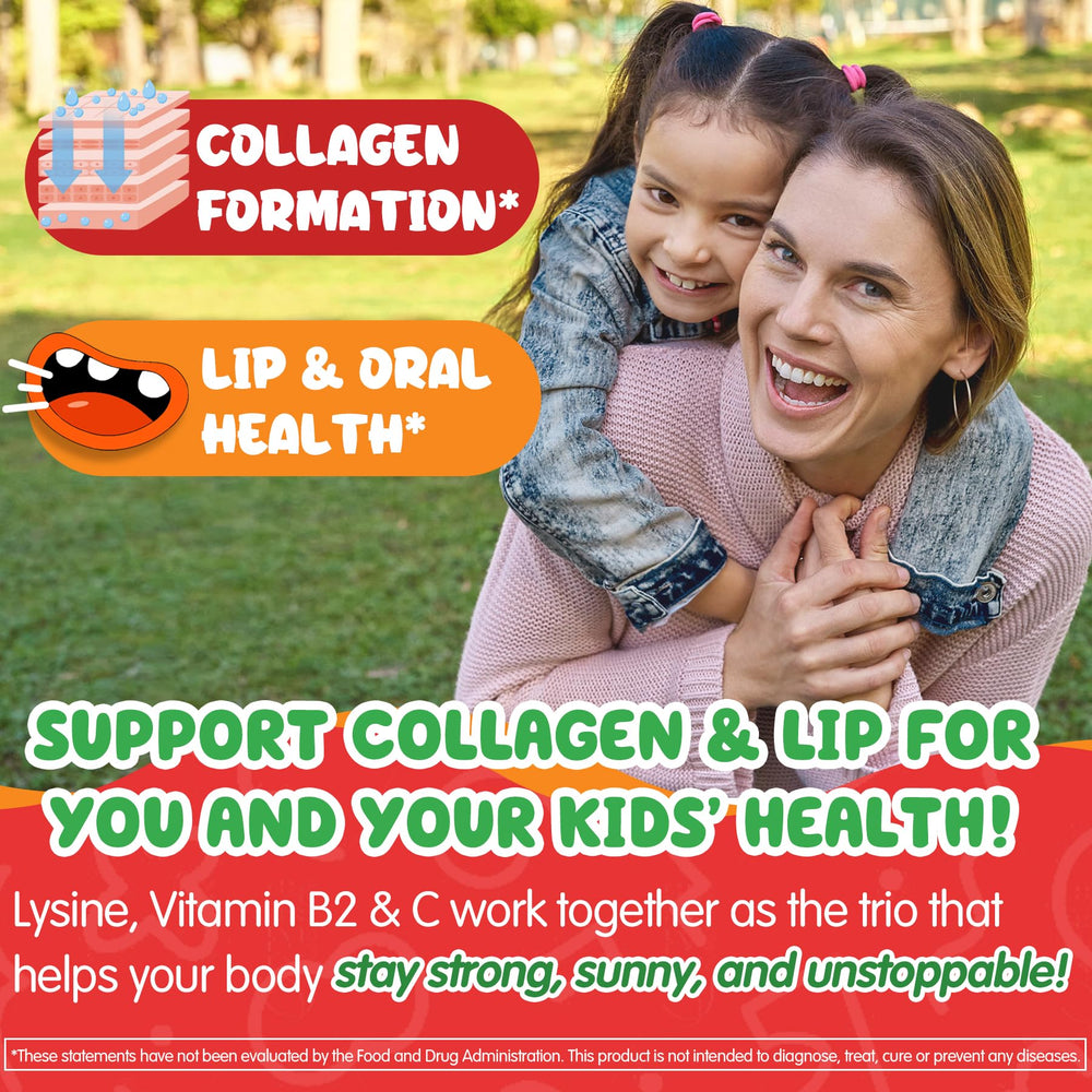 Nextdia L-Lysine gummies GummieJel liquid core delivery cross-section.
