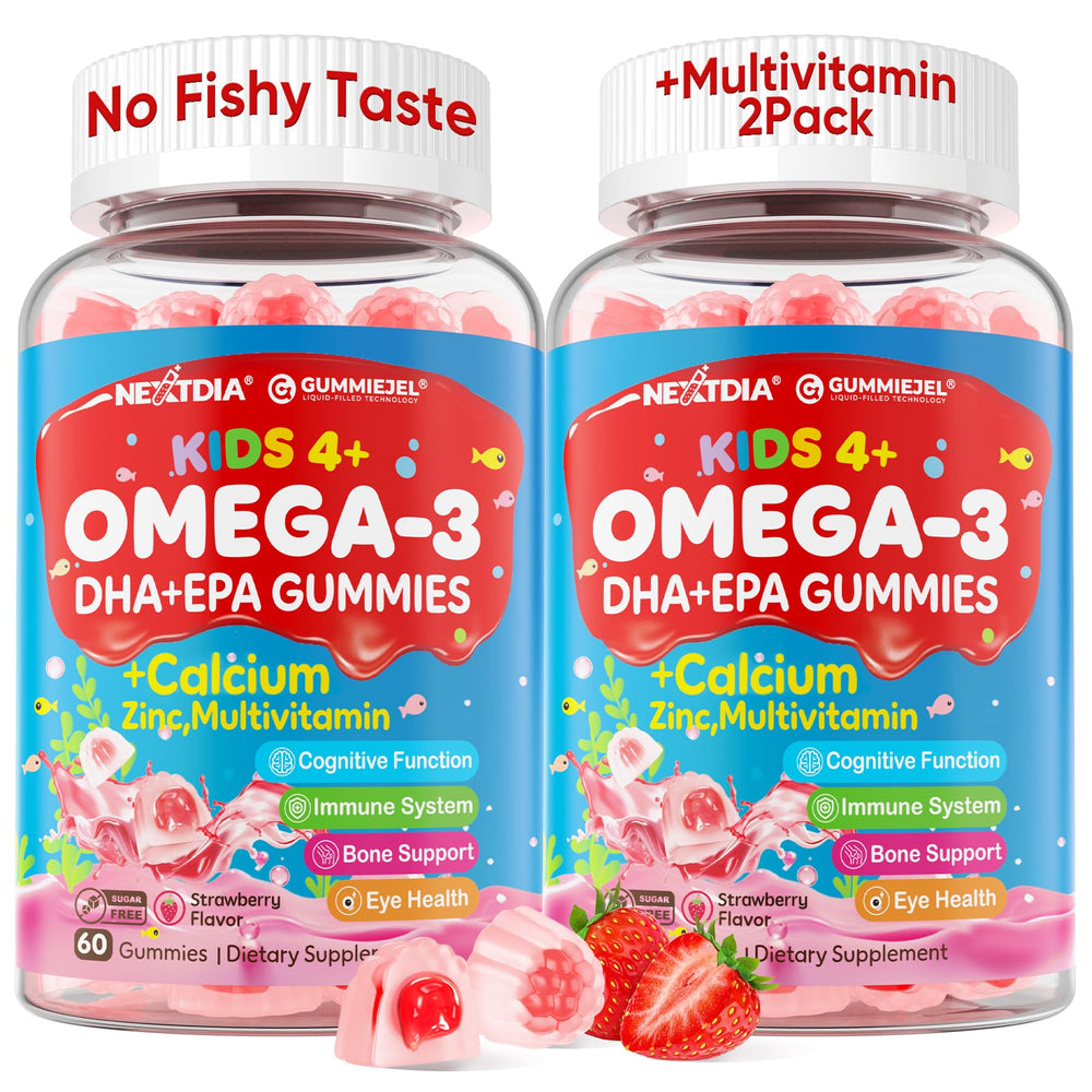 Nextdia Omega 3 Kids bottle for daily nutrition support.