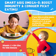 Nextdia Omega 3 Kids serving spoon illustrates easy daily consumption.