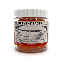 Nextdia Organic Vitamin C Gummies 60-count labeling on packaging