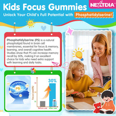 Nextdia PS 100mg bottle closeup highlights sunflower lecithin formula