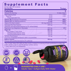 Nextdia saffron softgels close-up showing capsule texture for calm mood