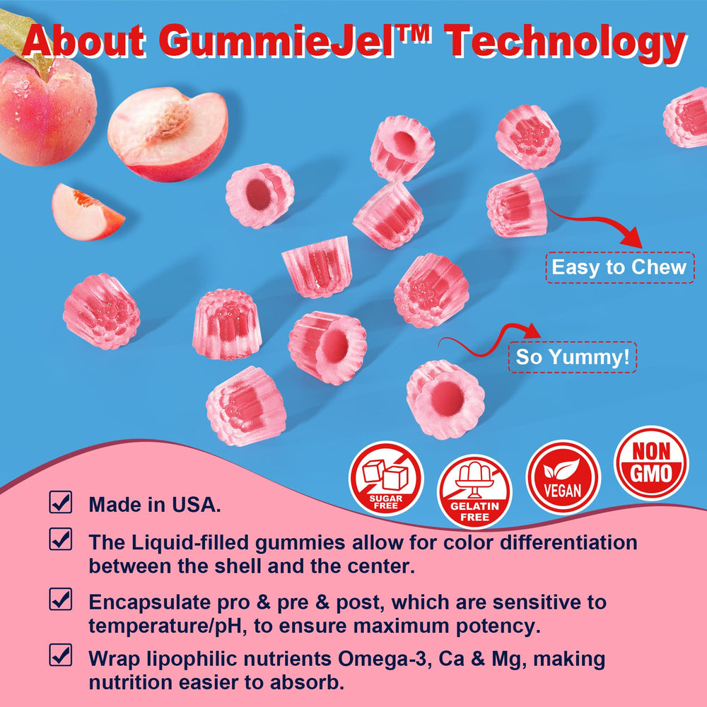 Nextdia sugar-free vegan gummies packaging emphasizing allergen-free nutrition