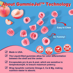 Nextdia sugar-free vegan gummies packaging emphasizing allergen-free nutrition