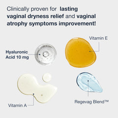 Neycher hyaluronic inserts being used at night for lasting moisture.