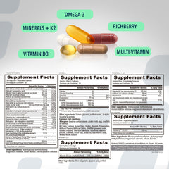 NF Sports WODPAK vitamin K2 and D3 for daily nutritional support