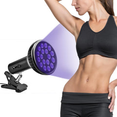 Nfbmrsnc tanning lamp 54W for indoor use with purple light for at-home ambience.