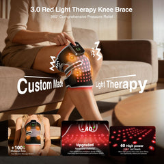 NGCES knee brace with four massage zones demonstrates deep-tissue relief