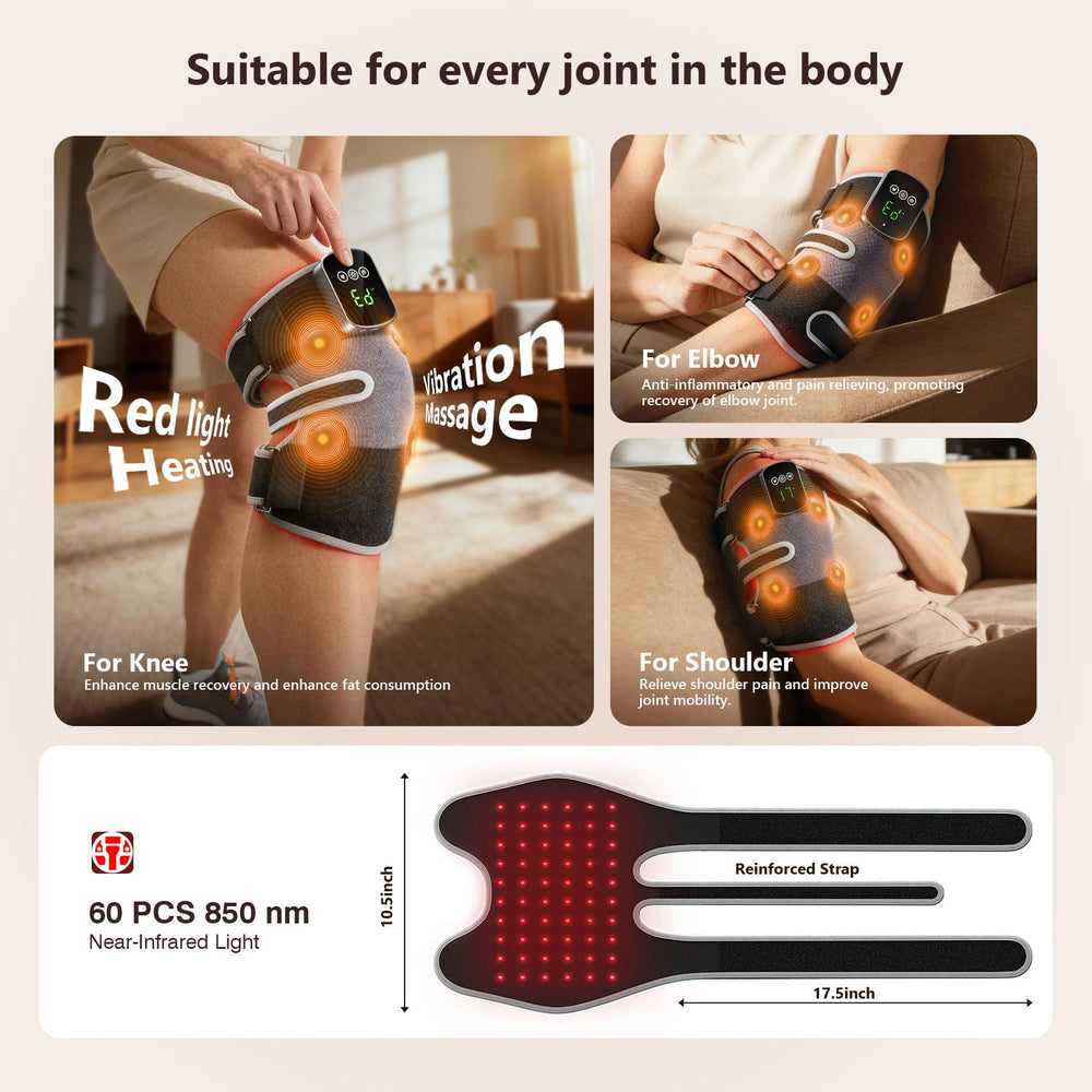 NGCES portable knee massage device for quick post-workout relief
