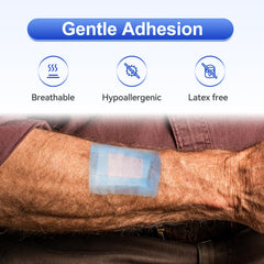 Niceful breathable tape material keeps skin comfortable during wear.