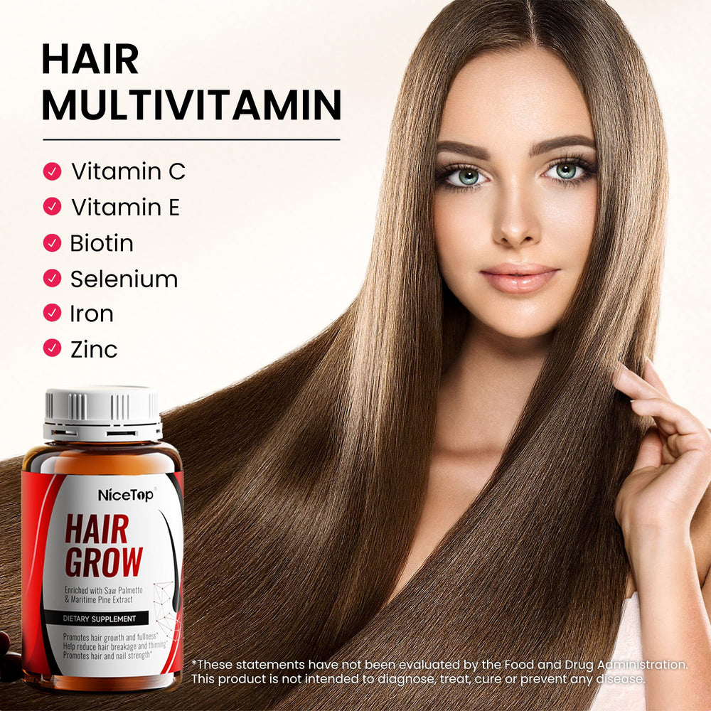 NiceTop keratin powder image highlighting nourishing hair structure.