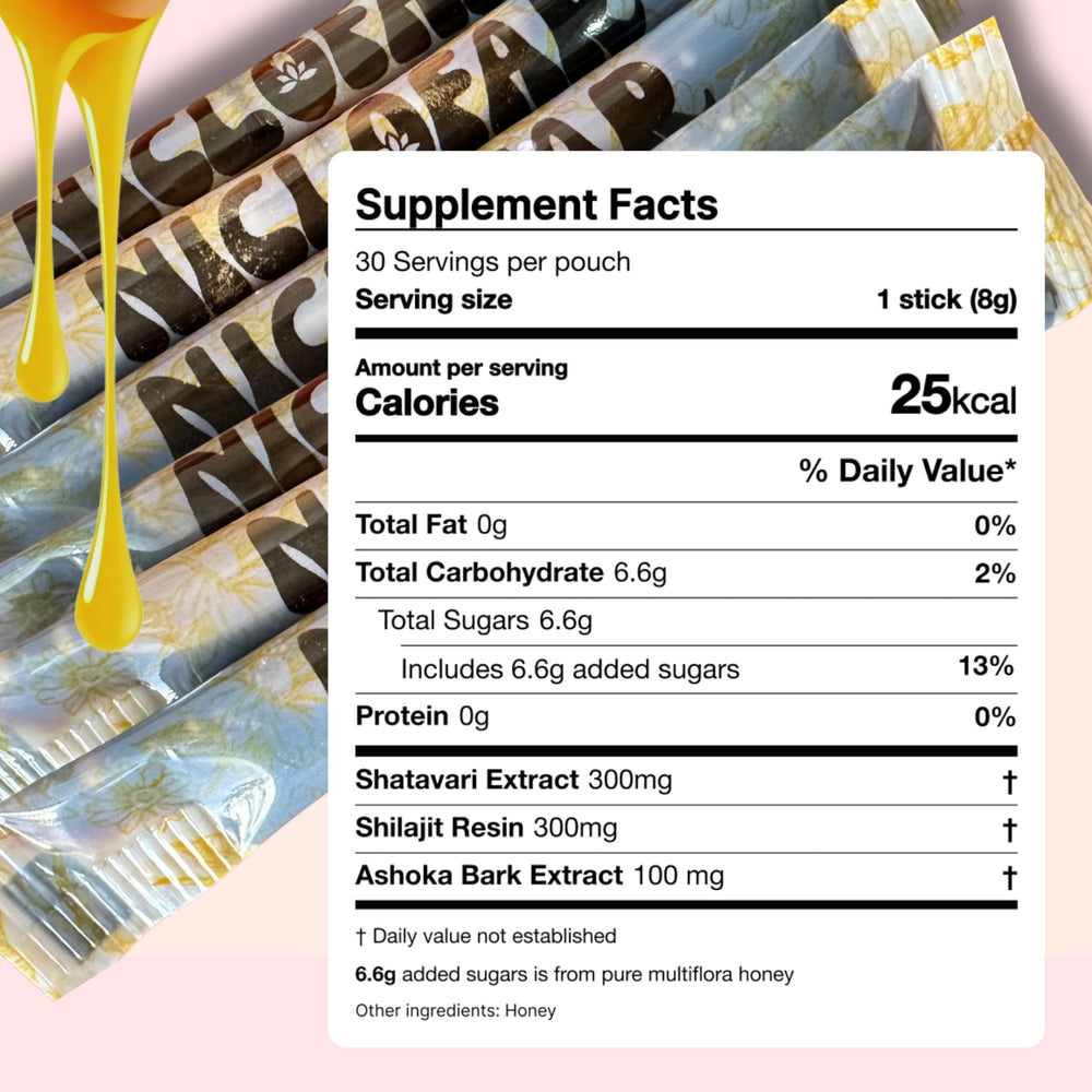 Niclofar Shilajit Honey Stick skin glow and vitality benefits