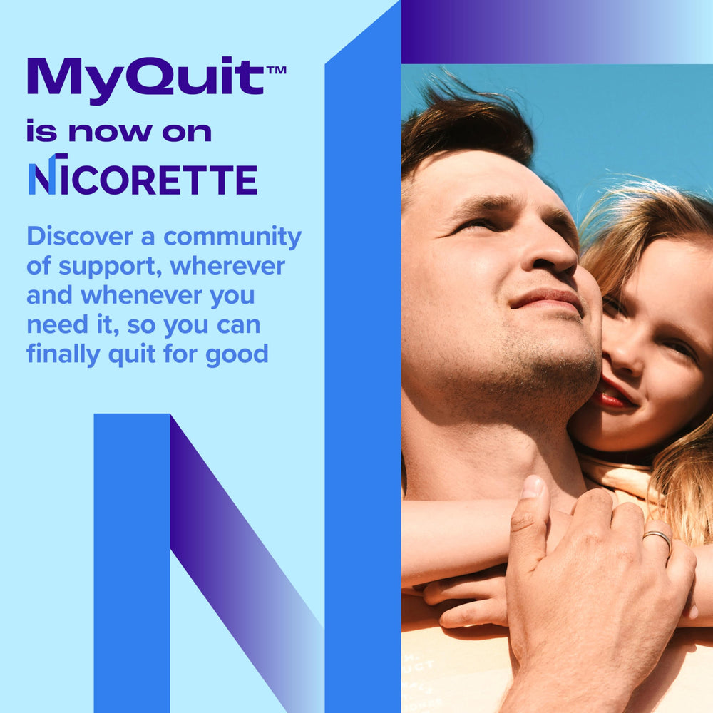 Support materials included with Nicorette Mini lozenges