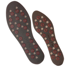 Nikken Kenko mStrides insole close-up showing dynamic energy flow for daily walking.
