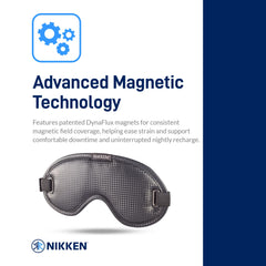 Nikken Kenko PowerSleep Mask tourmaline fiber weave demonstrates breathable texture.