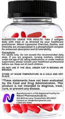 Nikoni Liposomal Zeolite softgels close-up highlighting easy-to-swallow format