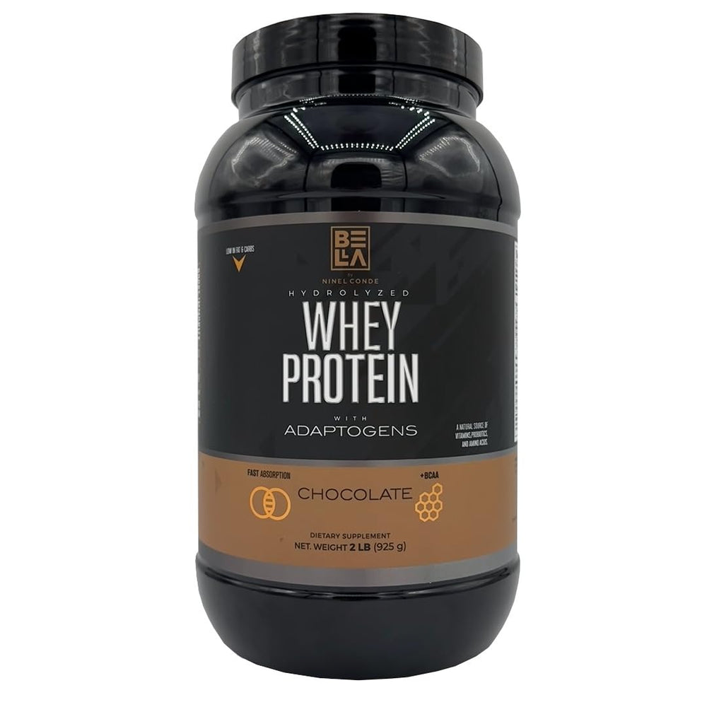 NINEL CONDE hydrolyzed whey protein with adaptogens serving for energy and recovery