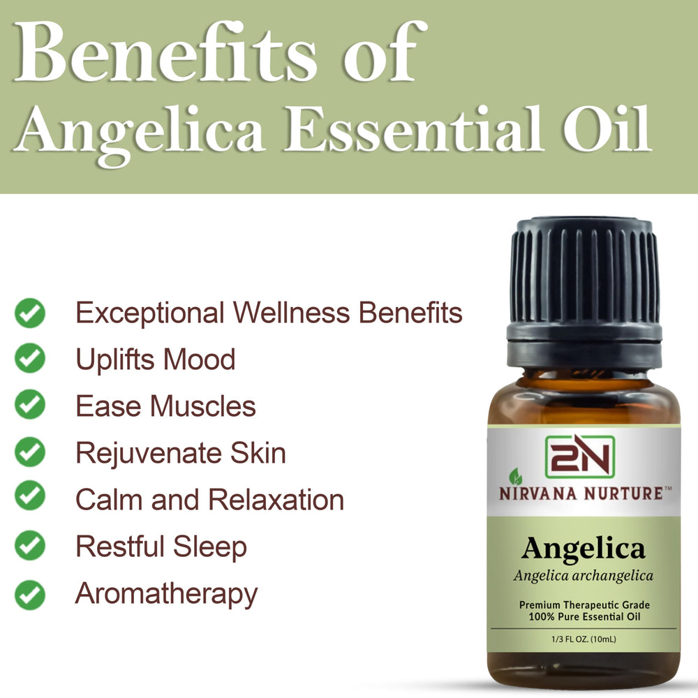 Nirvana Nurture Angelica Oil diffuser scene for room relaxation.